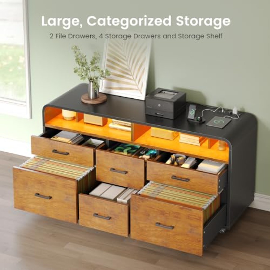 6 Drawer File Cabinet with Pow - Commercial Printing File recensie en prijs