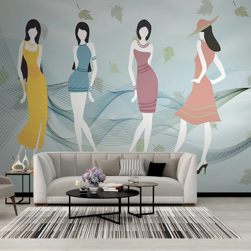 Custom Mural Modern fFresh Sho - Commercial Wallpaper Printing recensie en prijs