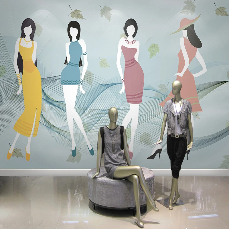 Custom Mural Modern fFresh Sho - Commercial Wallpaper Printing recensie en prijs