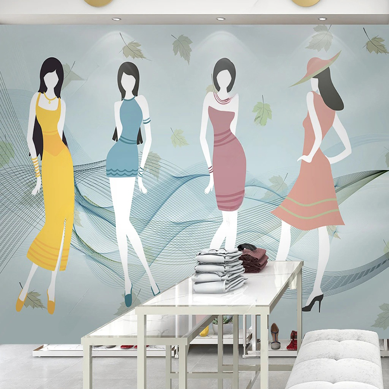Custom Mural Modern fFresh Sho - Commercial Wallpaper Printing recensie en prijs